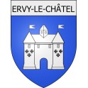 ervy-le-châtel 10  ville Stickers blason autocollant adhésif