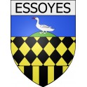 essoyes 10  ville Stickers blason autocollant adhésif