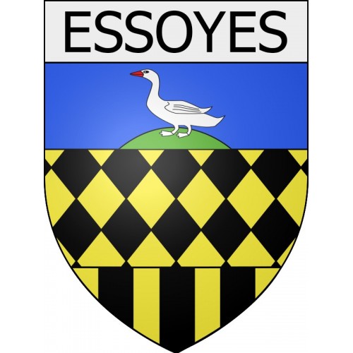 essoyes 10  ville Stickers blason autocollant adhésif