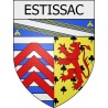 estissac 10  ville Stickers blason autocollant adhésif