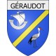 géraudot 10  ville Stickers blason autocollant adhésif