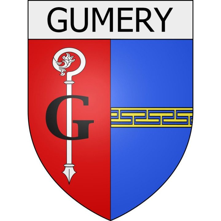 gumery 10  ville Stickers blason autocollant adhésif