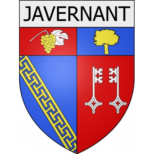 javernant 10  ville Stickers blason autocollant adhésif