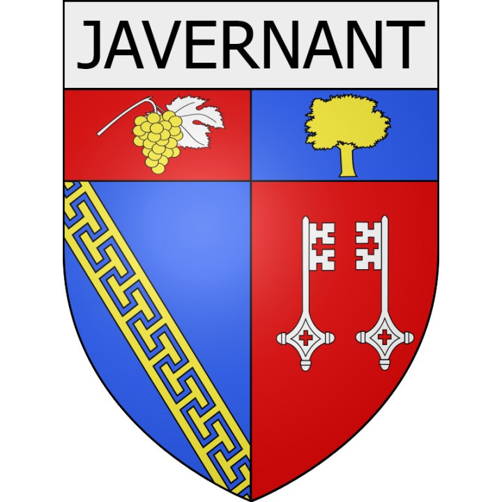 javernant 10  ville Stickers blason autocollant adhésif