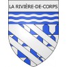 la-rivière-de-corps 10  ville Stickers blason autocollant adhésif