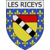 les-riceys 10  ville Stickers blason autocollant adhésif
