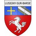 lusigny-sur-barse 10  ville Stickers blason autocollant adhésif