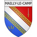 mailly-le-camp 10  ville Stickers blason autocollant adhésif