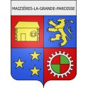 maizières-la-grande-paroisse 10  ville Stickers blason autocollant adhésif