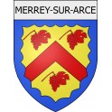 merrey-sur-arce 10  ville Stickers blason autocollant adhésif