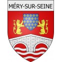 méry-sur-seine 10  ville Stickers blason autocollant adhésif