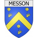 messon 10  ville Stickers blason autocollant adhésif