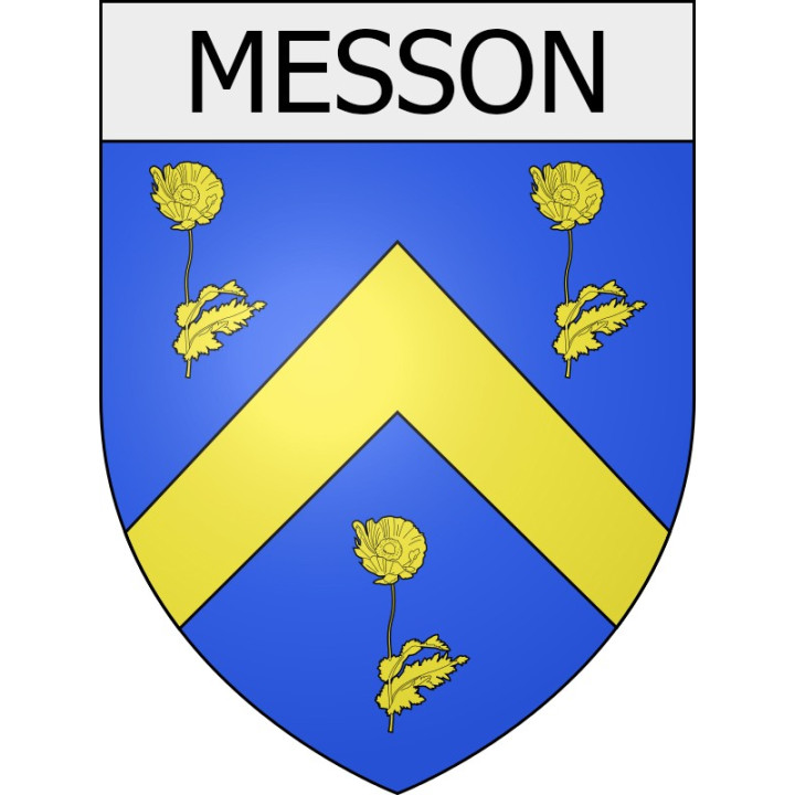 messon 10  ville Stickers blason autocollant adhésif
