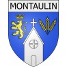 montaulin 10  ville Stickers blason autocollant adhésif
