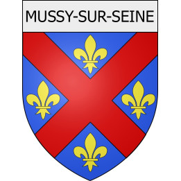mussy-sur-seine 10  ville Stickers blason autocollant adhésif