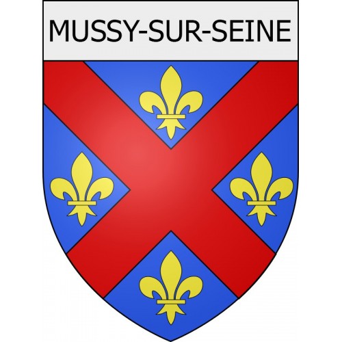 mussy-sur-seine 10  ville Stickers blason autocollant adhésif