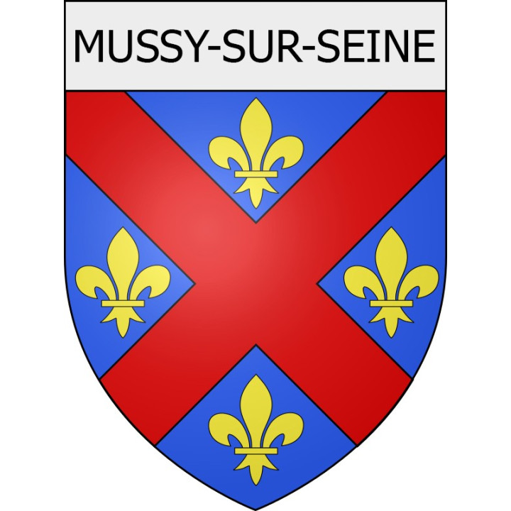 mussy-sur-seine 10  ville Stickers blason autocollant adhésif