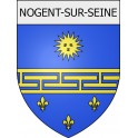 Nogent-sur-Seine 10  ville Stickers blason autocollant adhésif