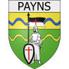 payns 10  ville Stickers blason autocollant adhésif
