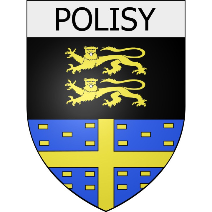 polisy 10  ville Stickers blason autocollant adhésif