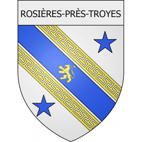 rosières-près-troyes 10  ville Stickers blason autocollant adhésif