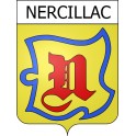 Stickers coat of arms Nercillac adhesive sticker