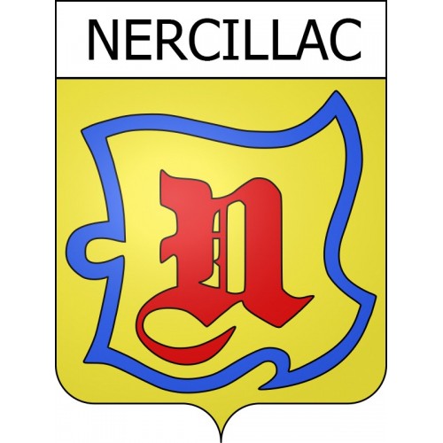Nercillac Sticker wappen, gelsenkirchen, augsburg, klebender aufkleber