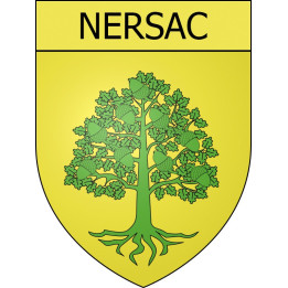 Nersac Sticker wappen, gelsenkirchen, augsburg, klebender aufkleber