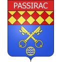 Stickers coat of arms Passirac adhesive sticker