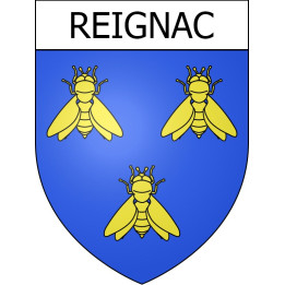 Reignac Sticker wappen, gelsenkirchen, augsburg, klebender aufkleber