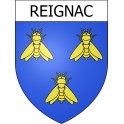 Stickers coat of arms Reignac adhesive sticker