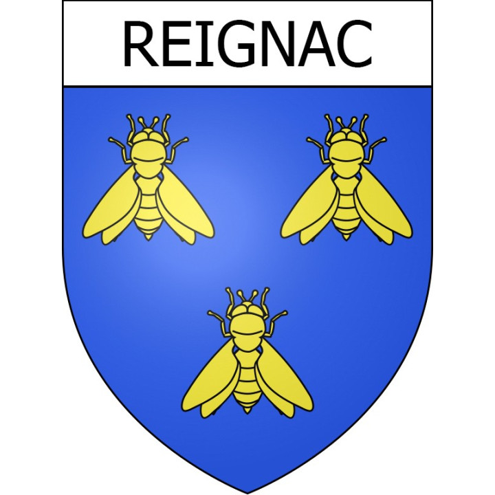 Reignac Sticker wappen, gelsenkirchen, augsburg, klebender aufkleber