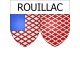 Rouillac 16 ville Stickers blason autocollant adhésif