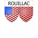 Stickers coat of arms Rouillac adhesive sticker