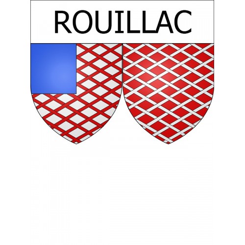 Adesivi stemma Rouillac adesivo