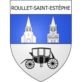 Stickers coat of arms Roullet-Saint-Estèphe adhesive sticker