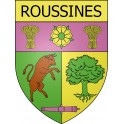 Stickers coat of arms Roussines adhesive sticker