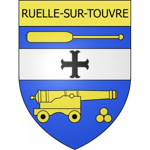 Stickers coat of arms Ruelle-sur-Touvre adhesive sticker