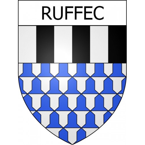 Ruffec 16 ville Stickers blason autocollant adhésif