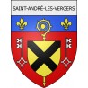 saint-andré-les-vergers 10  ville Stickers blason autocollant adhésif