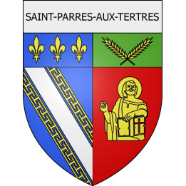 saint-parres-aux-tertres 10  ville Stickers blason autocollant adhésif