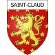 Saint-Claud 16 ville Stickers blason autocollant adhésif