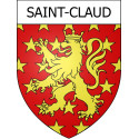 Stickers coat of arms Saint-Claud adhesive sticker