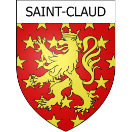 Stickers coat of arms Saint-Claud adhesive sticker