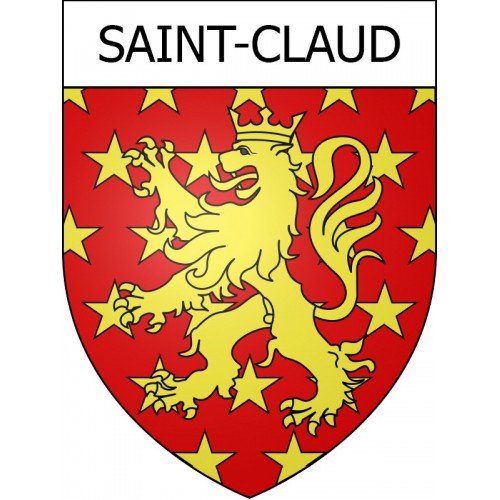 Saint-Claud Sticker wappen, gelsenkirchen, augsburg, klebender aufkleber