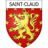Saint-Claud Sticker wappen, gelsenkirchen, augsburg, klebender aufkleber