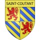 Pegatinas escudo de armas de Saint-Coutant adhesivo de la etiqueta engomada