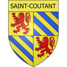 Saint-Coutant Sticker wappen, gelsenkirchen, augsburg, klebender aufkleber