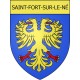 Saint-Fort-sur-le-Né 16 ville Stickers blason autocollant adhésif