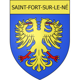 Stickers coat of arms Saint-Fort-sur-le-Né adhesive sticker